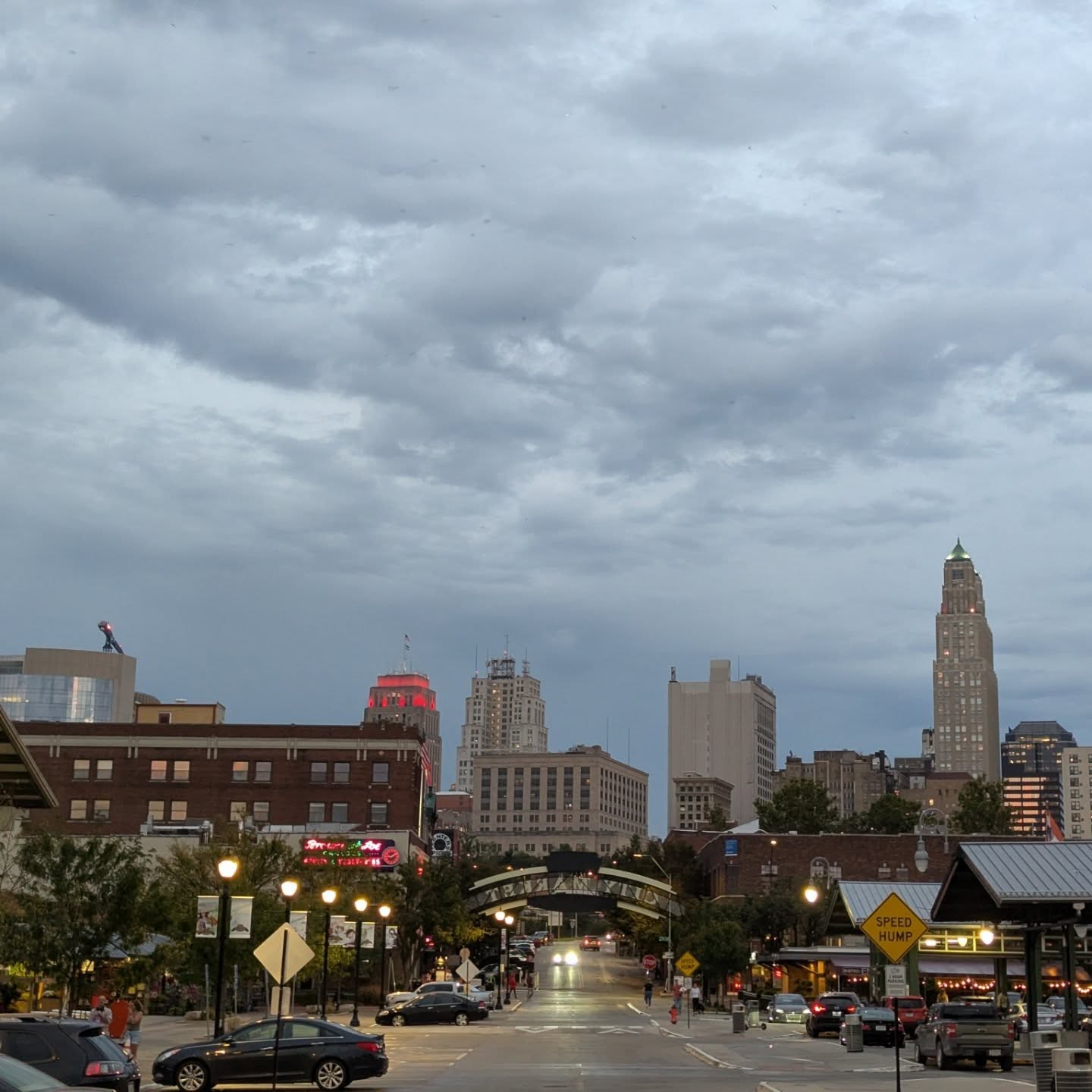 City Market skyline in Kansas City